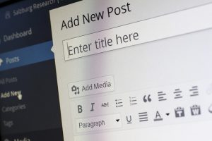 WordPress add post